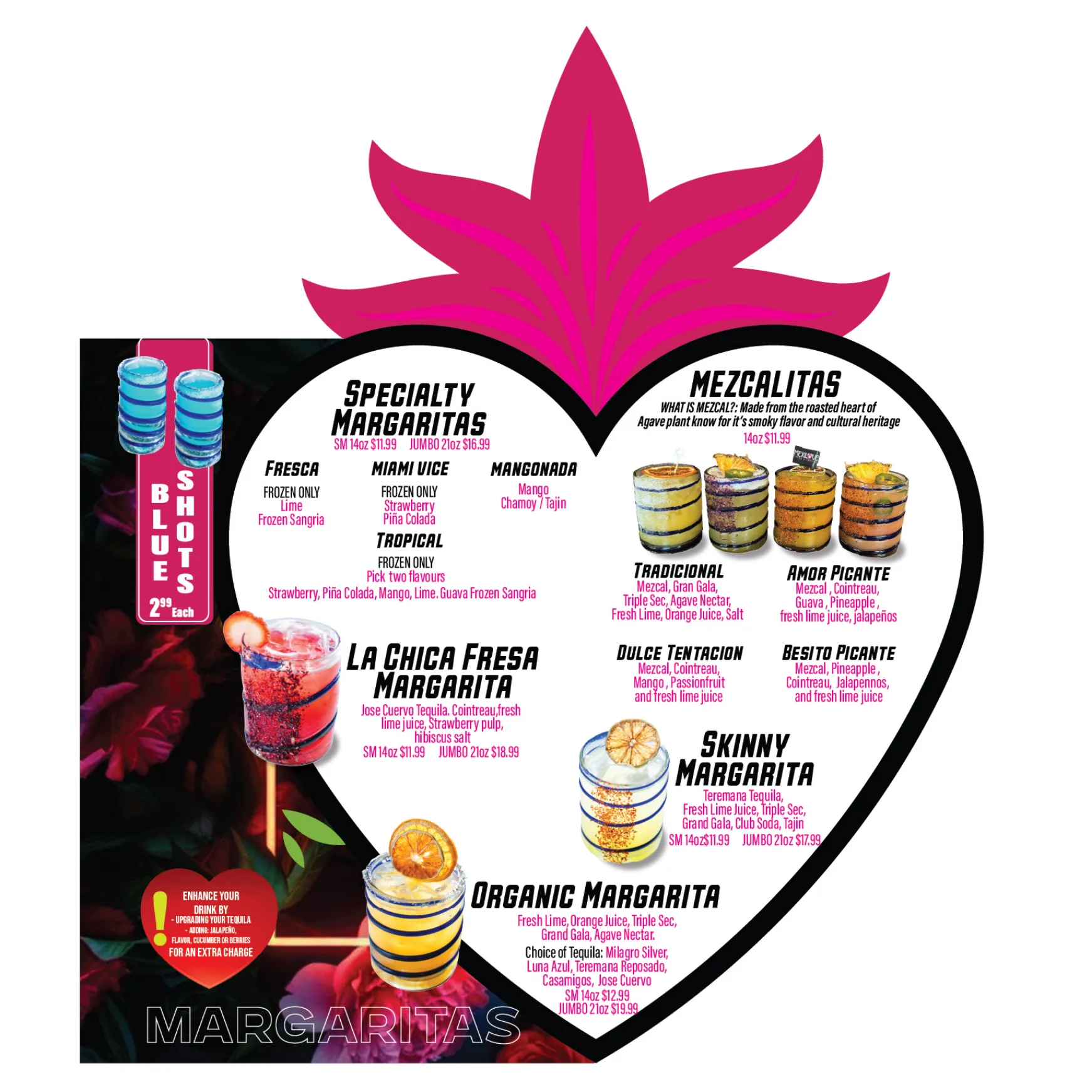 Mexilove Tacos & Tequila drink menu, page 3