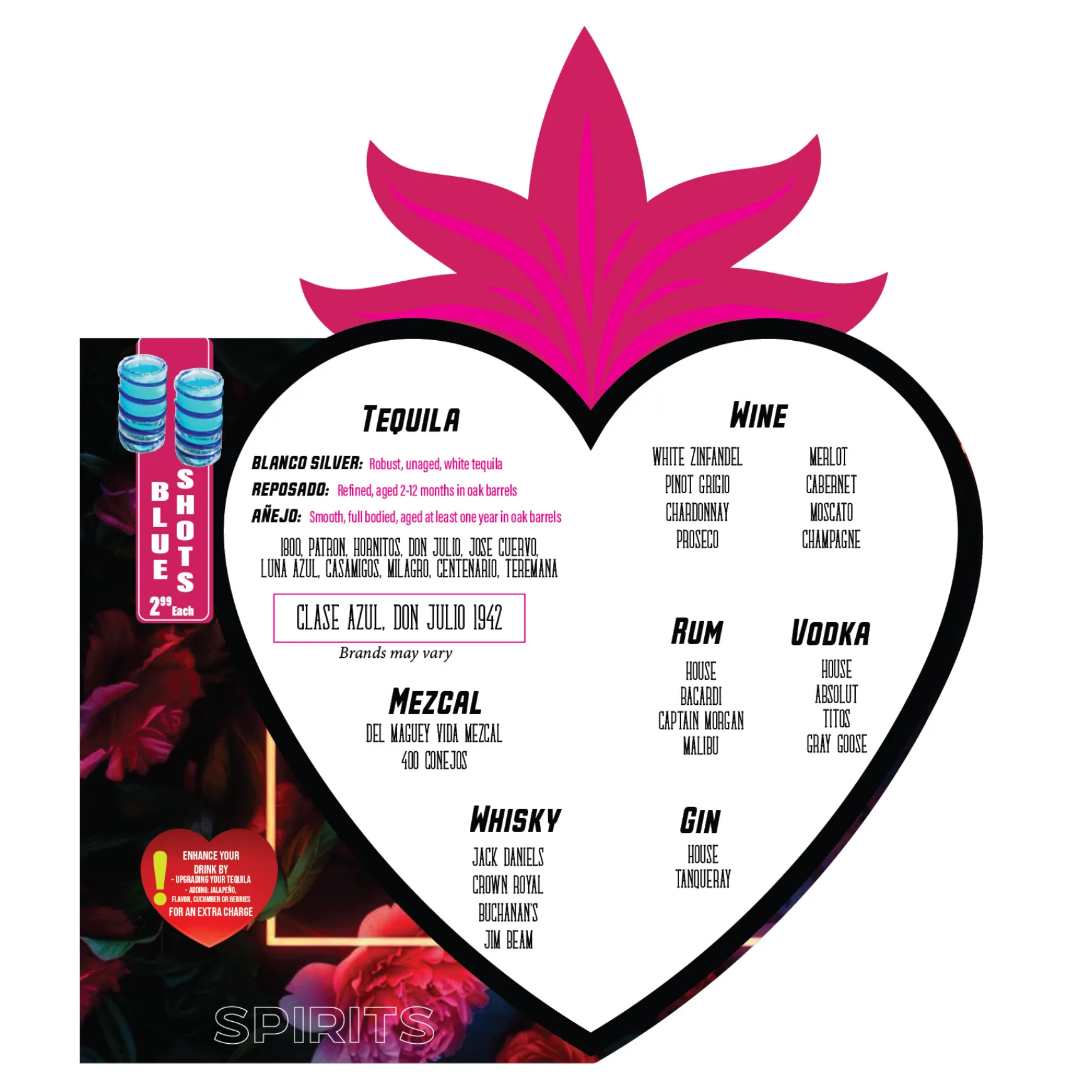 Mexilove Tacos & Tequila drink menu, page 11