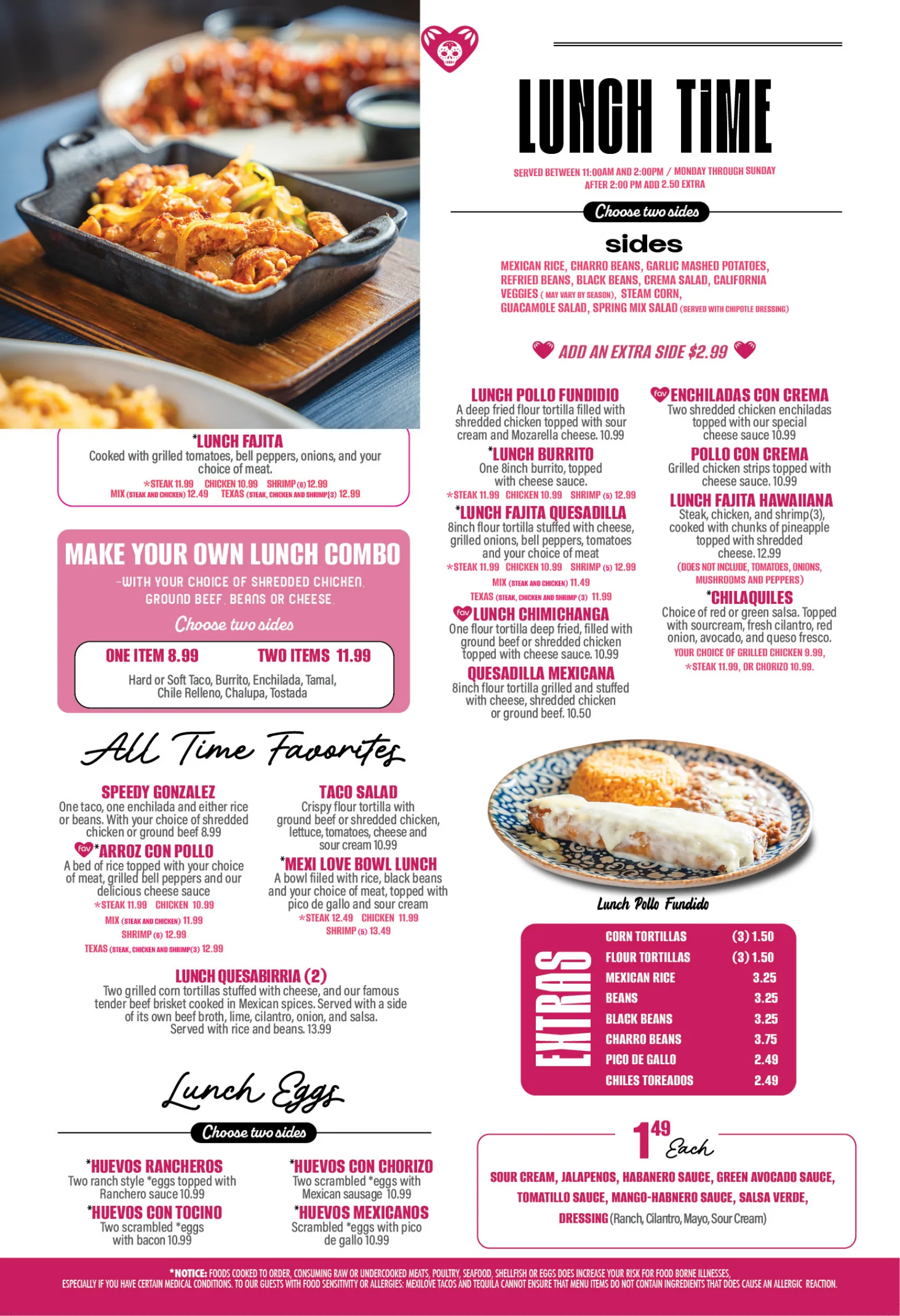 Mexilove Tacos & Tequila menu, page 10