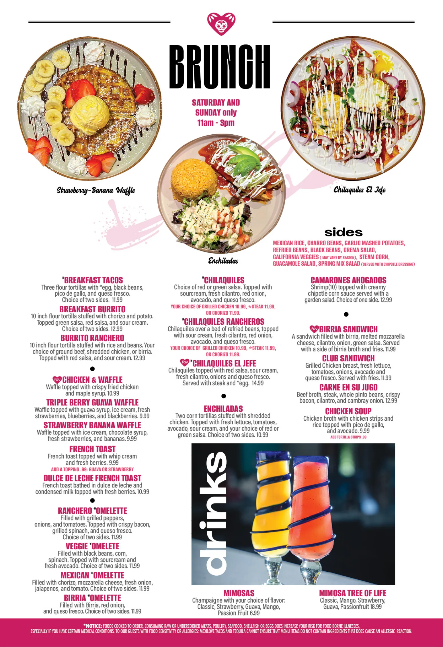 Mexilove Tacos & Tequila menu, page 11