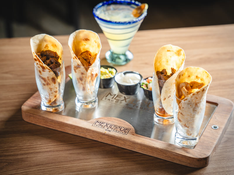 Taco shots at Mexilove